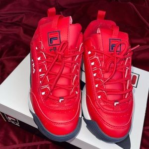 Red Fila Shoes